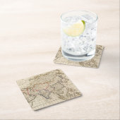 Asien 26 rechteckiger pappuntersetzer (Vor Ort)