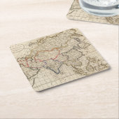 Asien 26 rechteckiger pappuntersetzer (angewinkelt)