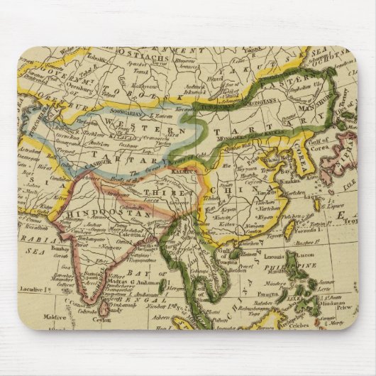 Asien 27 mousepad (Vorne)