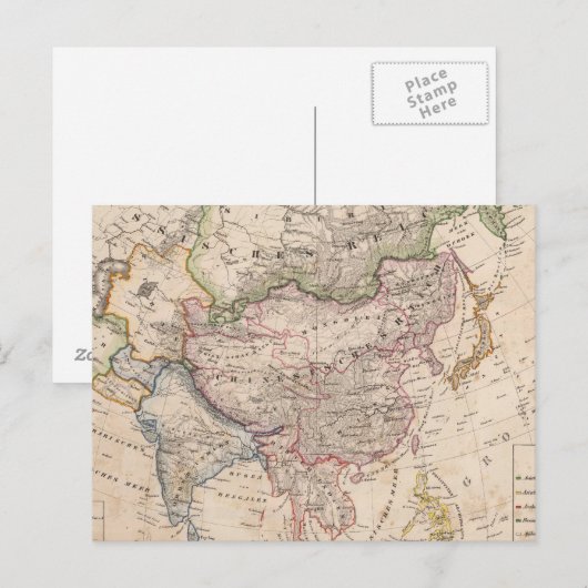 Asien 27 postkarte (Vorne/Hinten)