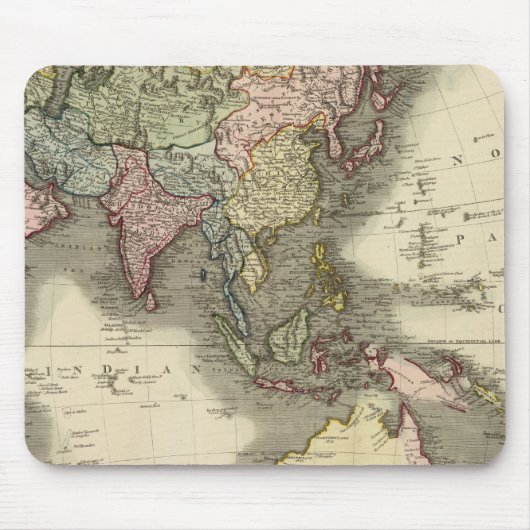 Asien 28 mousepad (Vorne)