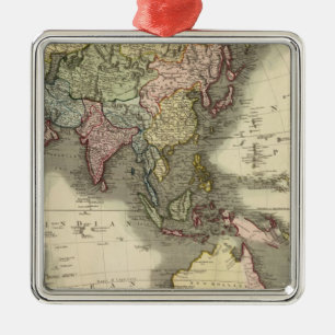 Asien 28 silbernes ornament