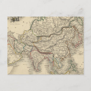 Asien 31 postkarte