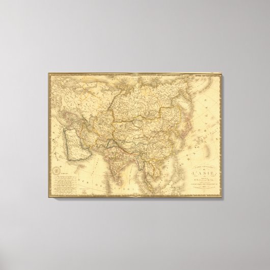 Asien 34 leinwanddruck (Vorderseite)