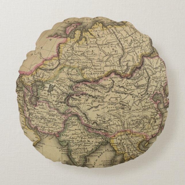 Asien 34 rundes kissen (Vorderseite)