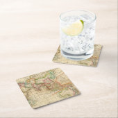 Asien 35 rechteckiger pappuntersetzer (Vor Ort)