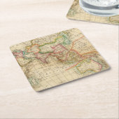 Asien 35 rechteckiger pappuntersetzer (angewinkelt)