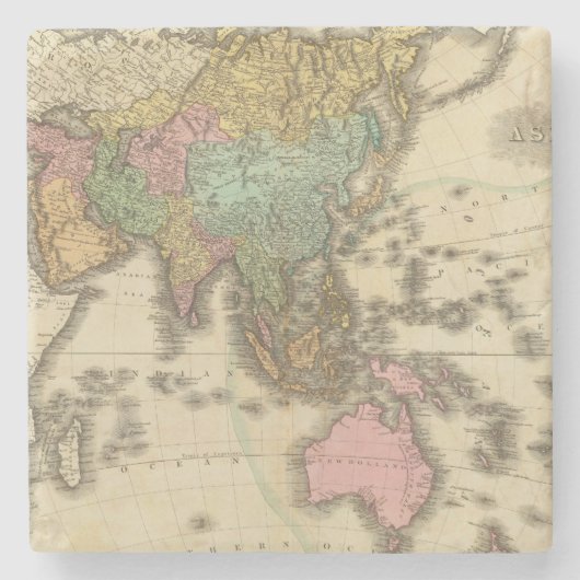 Asien 39 steinuntersetzer (Vorderseite)