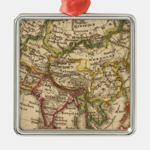 Asien 3 ornament aus metall