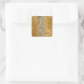 Asien 46 quadratischer aufkleber (Tasche)