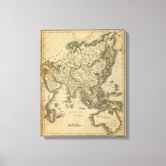 Asien 4 leinwanddruck (Vorderseite)