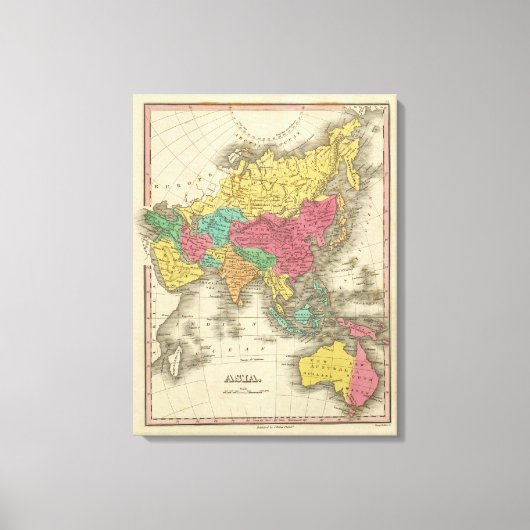 Asien 4 leinwanddruck (Vorderseite)