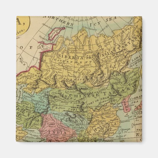 Asien 4 magnet (Vorne)