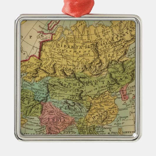 Asien 4 ornament aus metall (Vorne)