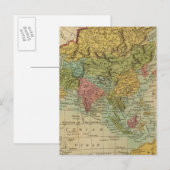 Asien 4 postkarte (Vorne/Hinten)