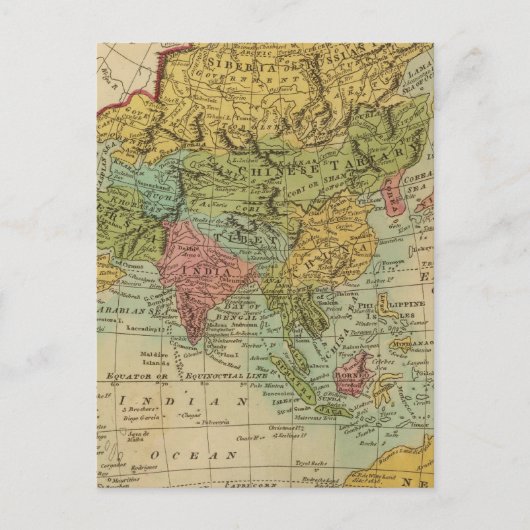 Asien 4 postkarte (Vorderseite)