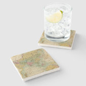 Asien 4 steinuntersetzer (Seitenansicht)