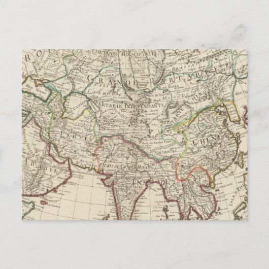 Asien 5 postkarte (Vorderseite)