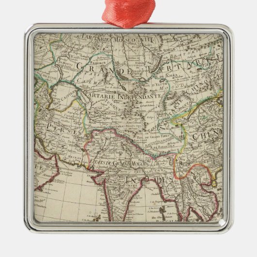 Asien 5 silbernes ornament (Vorne)