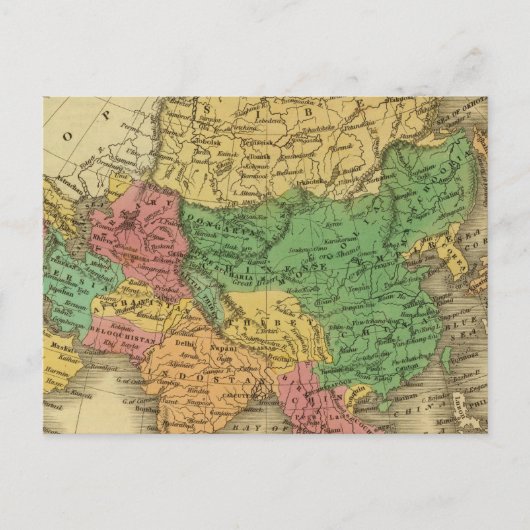 Asien 6 postkarte (Vorderseite)