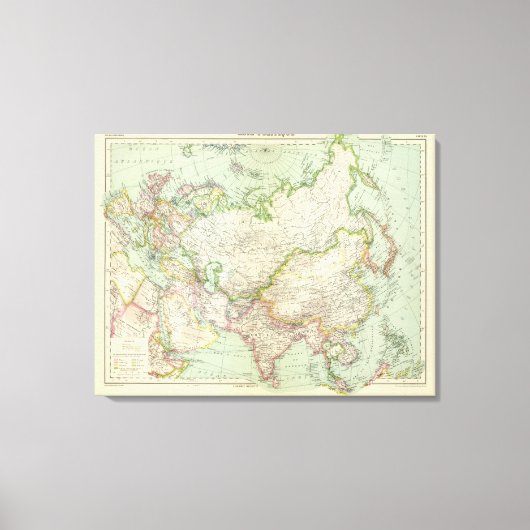 Asien 7 leinwanddruck (Vorderseite)