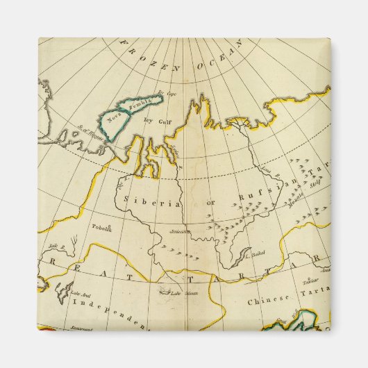 Asien 7 magnet (Vorne)