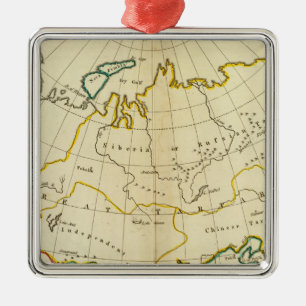 Asien 7 silbernes ornament