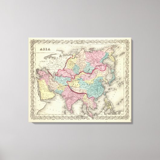 Asien 8 leinwanddruck (Vorderseite)