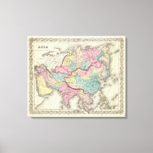 Asien 8 leinwanddruck