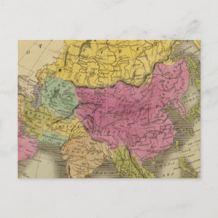 Asien 8 postkarte