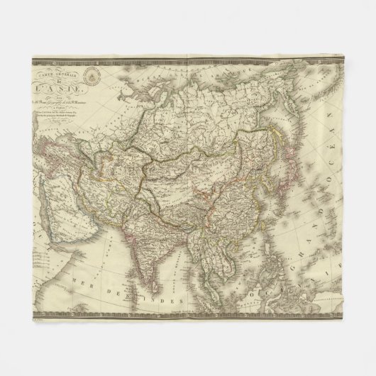 Asien 9 fleecedecke (Vorderseite (Horizontal))