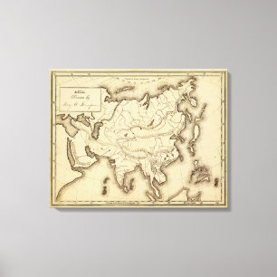 Asien 9 leinwanddruck