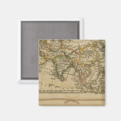 Asien, Afrika Magnet (Vorderseite/Rückseite)