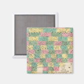 Asien-Assemblykarte Magnet (Vorderseite/Rückseite)