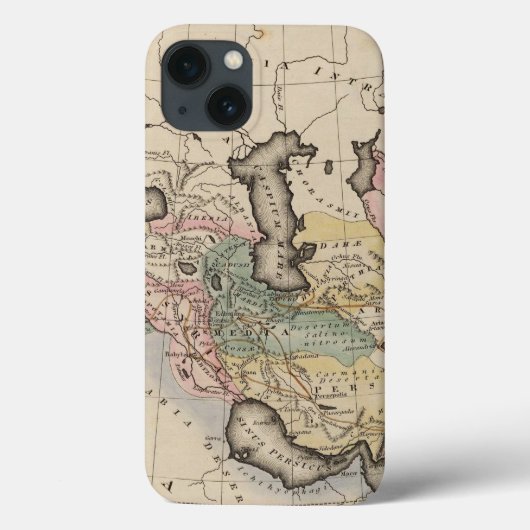 Asien-Atlas-Karte Case-Mate iPhone Hülle (Rückseite)