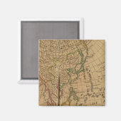 Asien-Atlas-Karte Magnet (Vorderseite/Rückseite)