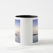 Asien, Birma, (Myanmar) Fischerboot reflektierte Tasse (Zentrum)