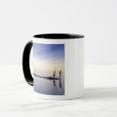 Asien, Birma, (Myanmar) Fischerboot reflektierte Tasse (Vorderseite Links)