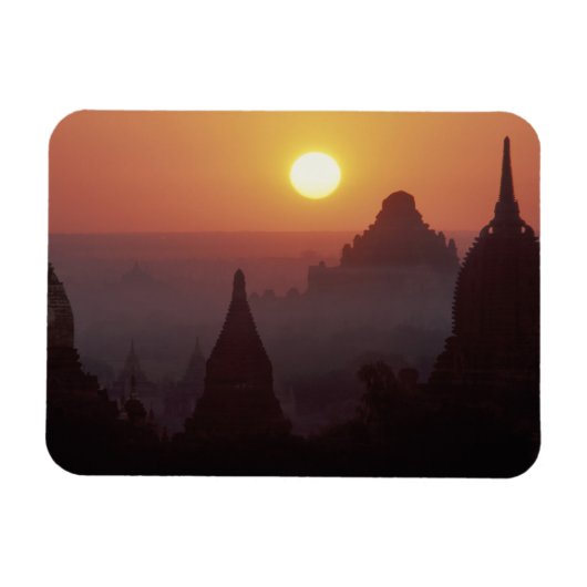 Asien, Birma, (Myanmar), Heide (Bagan) Der Tempel Magnet (Horizontal)