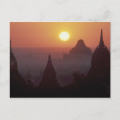 Asien, Birma, (Myanmar), Heide (Bagan) Der Tempel Postkarte (Vorderseite)
