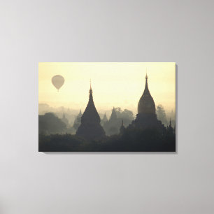 Asien, Birma (Myanmar), Heiße Luft (Bagan) Leinwanddruck