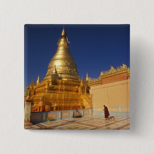 Asien, Birma (Myanmar) Mandalay, Sagaing Hill: Button (Vorderseite)