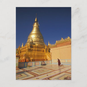 Asien, Birma (Myanmar) Mandalay, Sagaing Hill: Postkarte