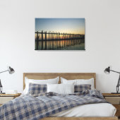 Asien, Birma (Myanmar) - Silhouette von U-Bien 2 Leinwanddruck (Insitu (Schlafzimmer))