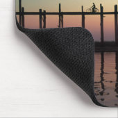 Asien, Birma (Myanmar) Silhouette von U Bien Mousepad (Ecke)