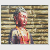 Asien Buddha Geschenkpapier (Flach)
