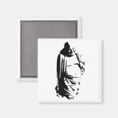 Asien-Buddha-Sticker Magnet (Vorderseite/Rückseite)