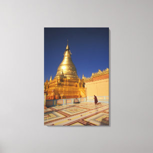 Asien, Burma (Myanmar) Mandalay, Sagaing-Hügel: Leinwanddruck