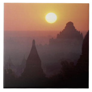 Asien, Burma, (Myanmar), Pagan (Bagan) Der Tempel Fliese