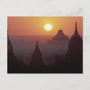 Asien, Burma, (Myanmar), Pagan (Bagan) Der Tempel Postkarte